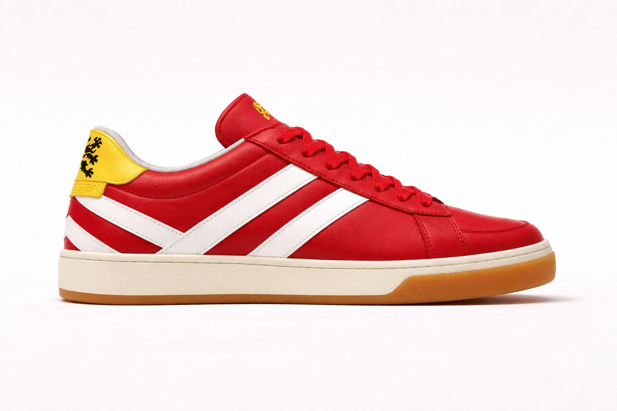 Seitenansicht des Sneakers.