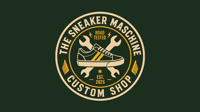 Logo von The Sneaker Maschine.
